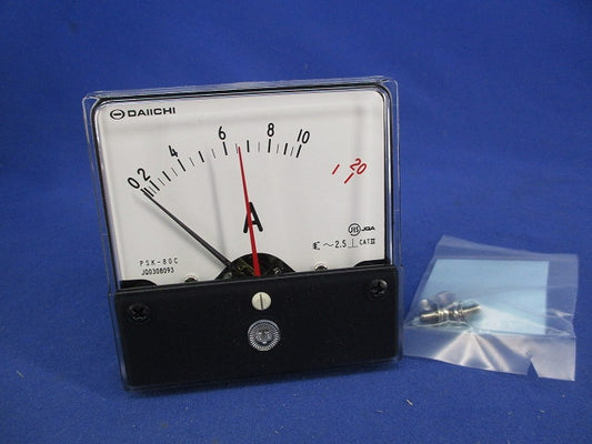 角形指示計器 交流電圧計 PSK-80C