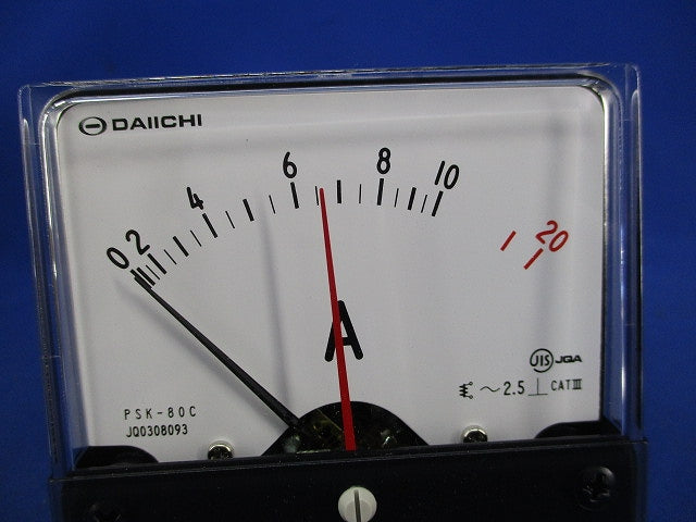 角形指示計器 交流電圧計 PSK-80C