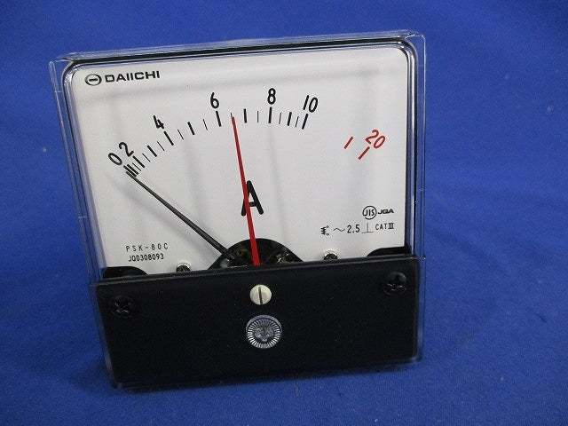 角形指示計器 交流電圧計 PSK-80C