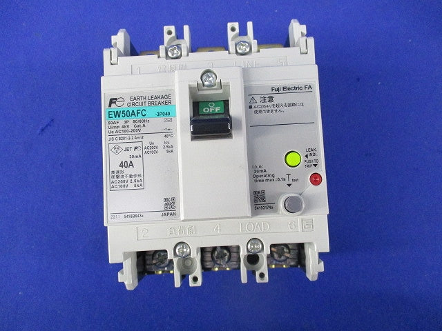 サーキットブレーカ3P40A EW50AFC