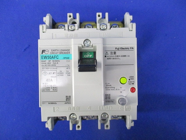 サーキットブレーカ3P40A EW50AFC