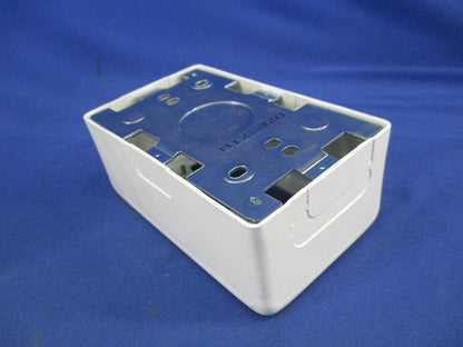 メタルモール 1コ用スイッチボックス(2個入)(ホワイト)National DZB271W