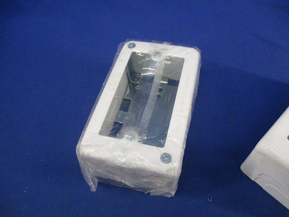 メタルモール 1コ用スイッチボックス(2個入)(ホワイト)National DZB271W