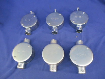 ねじなし丸型露出ボックス(6個入) NM25SS