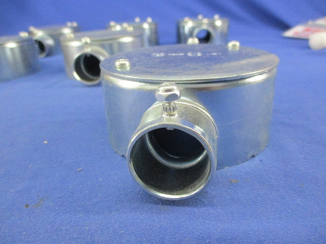 ねじなし丸型露出ボックス(6個入) NM25SS