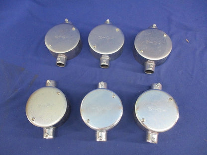 ねじなし丸型露出ボックス(6個入) NM19SS