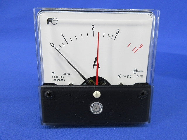 交流電流計 3A/5A FSN-80