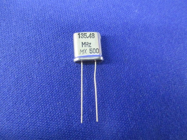 水晶振動子(クリスタル) 5個入 HC-18/T 135.48MHz
