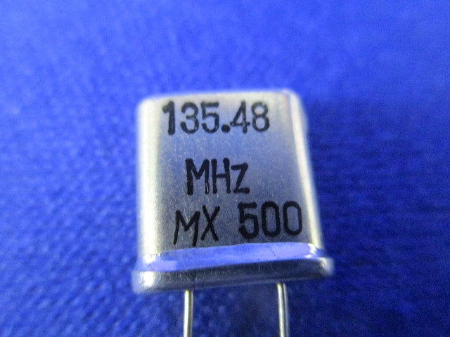 水晶振動子(クリスタル) 6個入 HC-18/T 135.48MHz