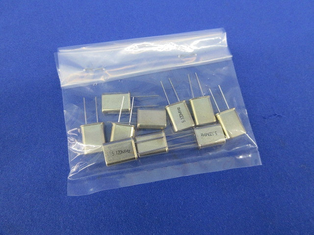 水晶振動子(クリスタル) 10個入 HC-49/U 5.120MHz