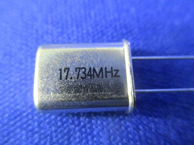 水晶振動子(クリスタル) 10個入 HC-49/U 17.734MHz