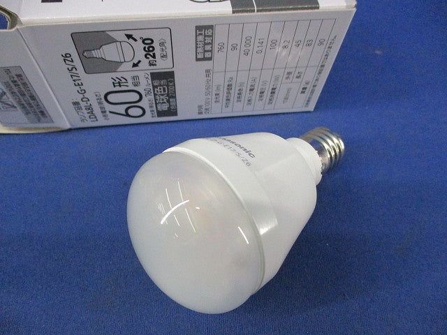 LED電球 E17(電球色) LDA8L-D-G-E17/S/Z6