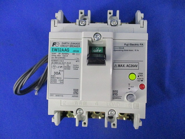 漏電遮断器3P30A EW32AAG-3P030
