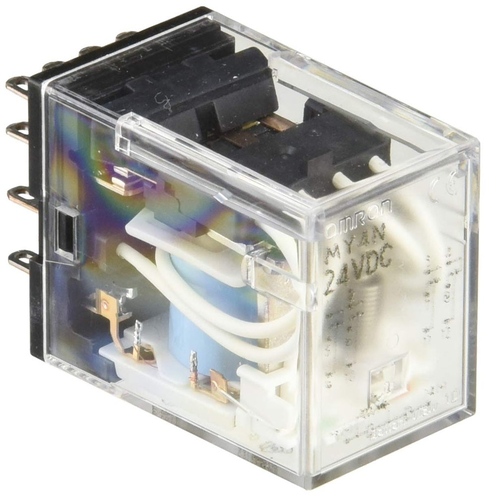 ミニパワーリレー 灯付 24VDC MY4N24VDC