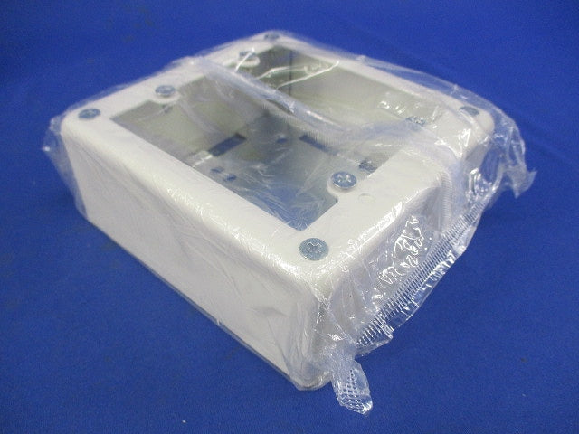メタルモール 2コ用スイッチボックス 深型(ミルキーホワイト)National DZB276E