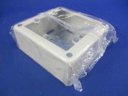 メタルモール 2コ用スイッチボックス 深型(ミルキーホワイト)National DZB276E