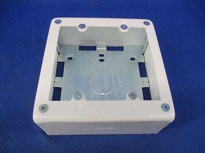 メタルモール 2コ用スイッチボックス 深型(ホワイト)National DZB276W