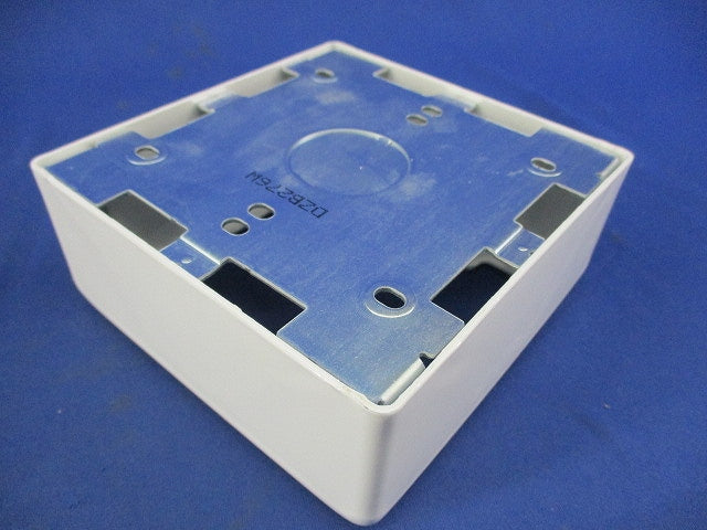 メタルモール 2コ用スイッチボックス 深型(ホワイト)National DZB276W