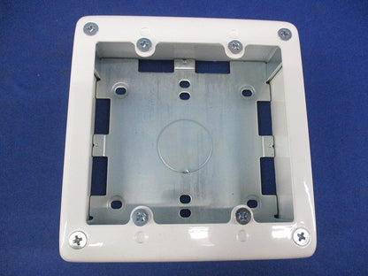 メタルモール 2コ用スイッチボックス 深型(ホワイト)National DZB276W