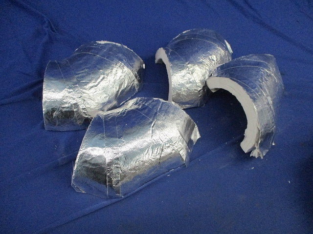 厨房排気ダクト用防火材 セラカバーS 90°エルボ用(2個入) 100mm90°