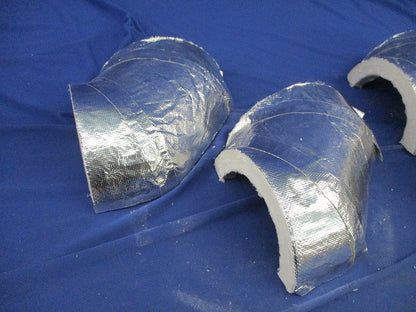 厨房排気ダクト用防火材 セラカバーS 90°エルボ用(2個入) 100mm90°