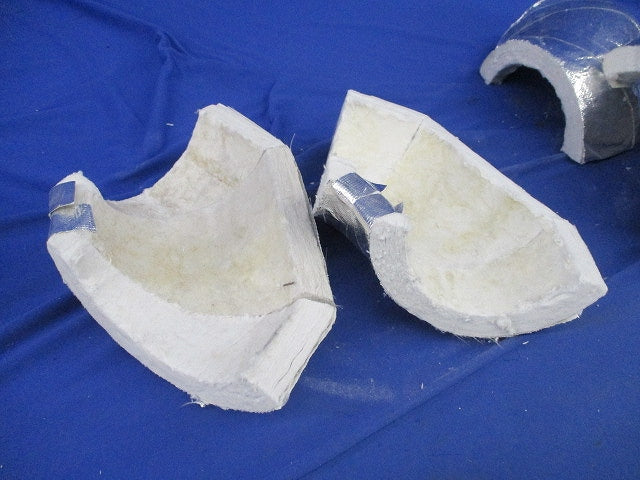 厨房排気ダクト用防火材 セラカバーS 90°エルボ用(2個入) 100mm90°