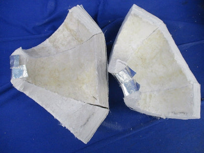厨房排気ダクト用防火材 セラカバーS 90°エルボ用(2個入) 100mm90°