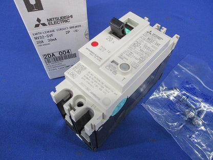 漏電遮断器 2P20A30mA 100-240VAC NV32-SVF2P20A