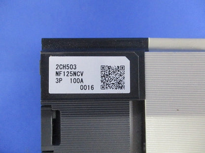 ノーヒューズブレーカ 単3中性線欠相保護付 3P100A 100/200VAC NF125-NCV3P100A