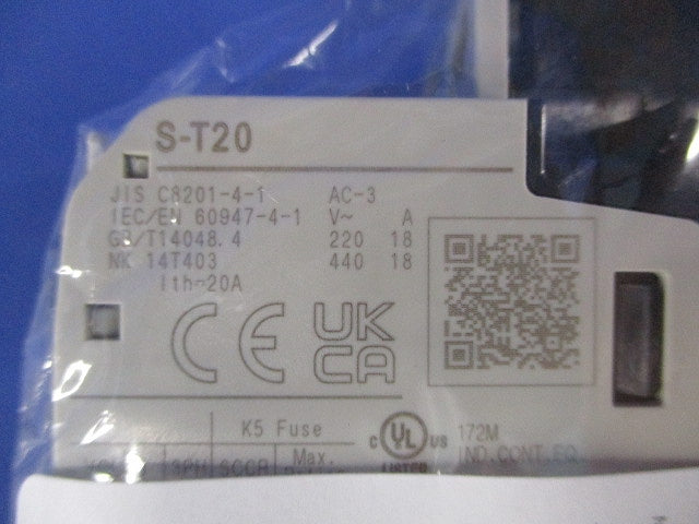 電磁接触器 1a1b AC100V S-T20AC100V