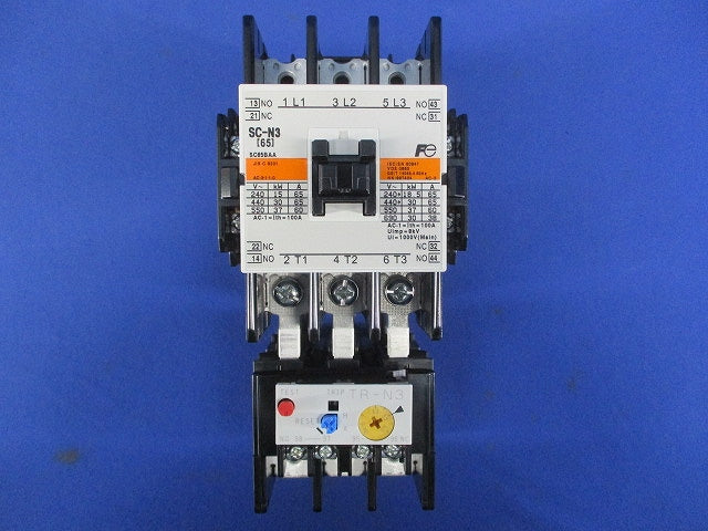 標準形電磁開閉器 200V 15ｋW 45-65A 2a2b SW-N3