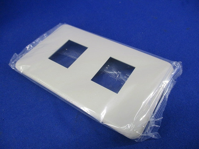モダンプレート2コ用(10個入)(ミルキーホワイト) WN6002
