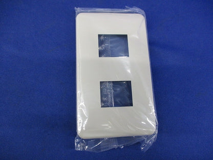 モダンプレート2コ用(10個入)(ミルキーホワイト) WN6002
