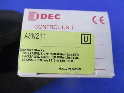 φ22 TWシリーズ セレクタスイッチ 矢形ハンドル 90°2ノッチ 1a1b ASW211