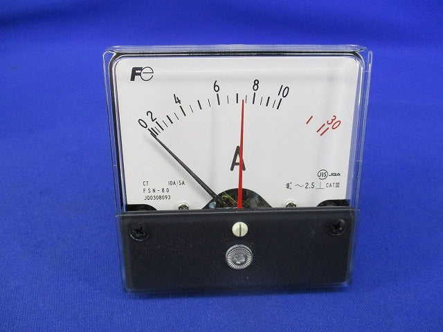 交流電流計 10A/5A FSN-80