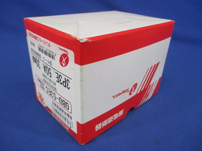 漏電遮断器 単3中性線欠相保護付 3P3E50A30mA GBU-53EC3P3E50A30mA