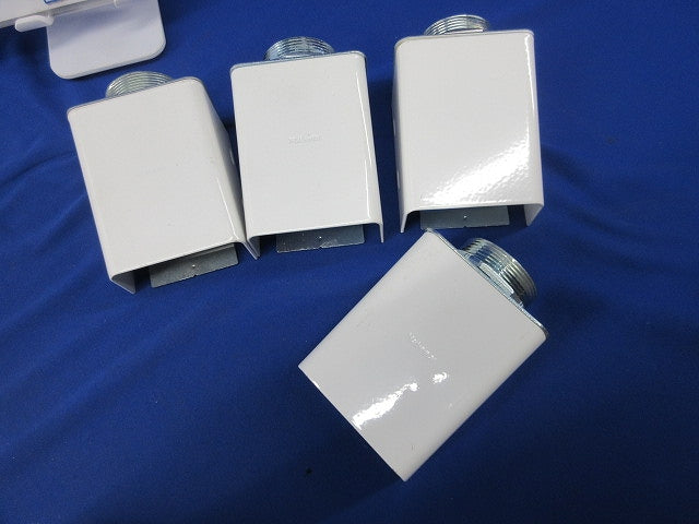 メタルモール付属品 フラットエルボセット(混在8個入)(ホワイト)National DZC320W他