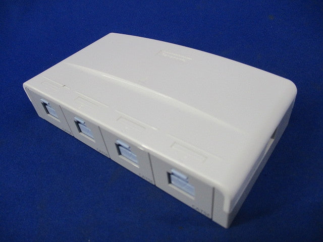 情報モジュラジャックCat5e(露出型 4コ口) NR3164