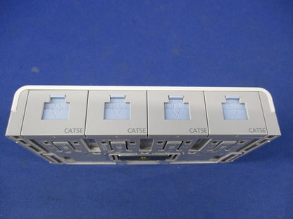 情報モジュラジャックCat5e(露出型 4コ口) NR3164