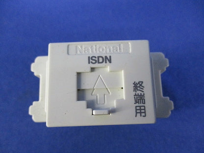 埋込ISDN用モジュラジャック(5個入)(ホワイト)National WNT1882WK