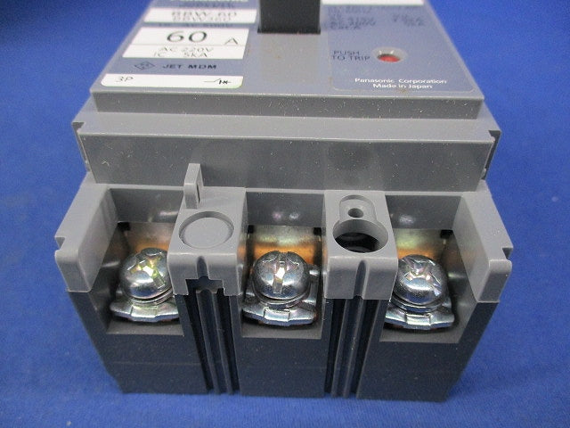 サーキットブレーカ3P60A BBW-60 BBW360