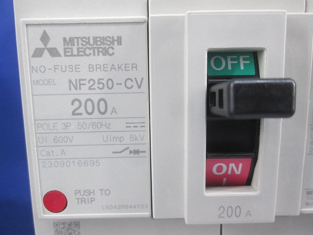 ノーヒューズブレーカ 3P200A NF250-CV