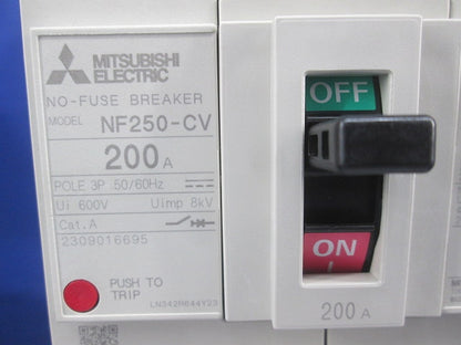 ノーヒューズブレーカ 3P200A NF250-CV