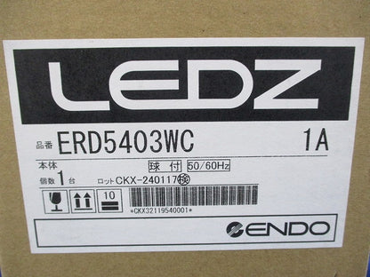 LED軒下用グレアレスベースダウンライトφ100 ERD5403WC