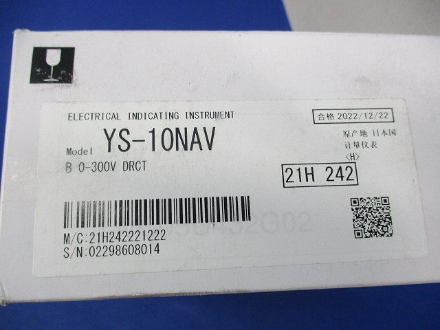 交流電圧計 角形計器 YS-10NAV