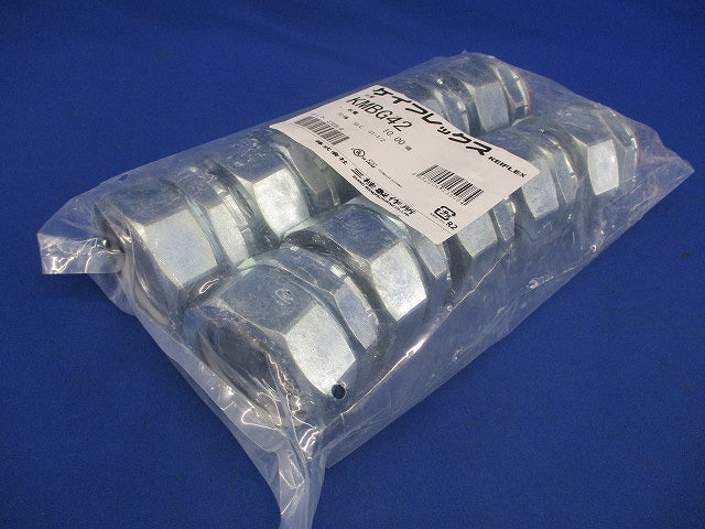 コネクタ ノックアウト接続用 ケイフレックス+制御盤 管用平行おねじ付き 10個入 KMBG42-10
