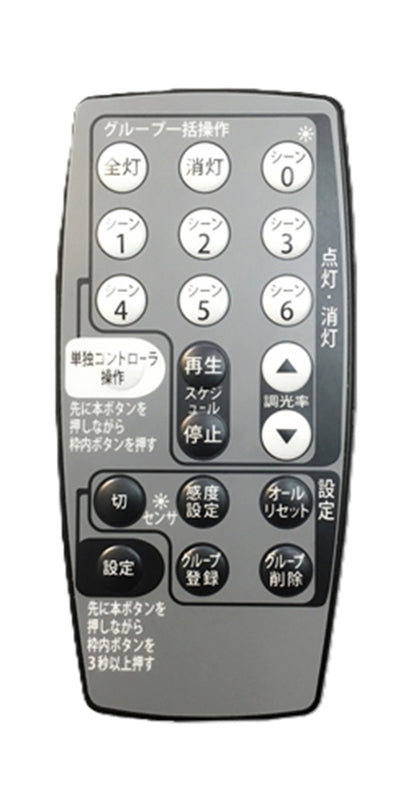 照明制御 ローカル自動調光システム MILCO.S ワイヤレスタイプ機器 コンパクトリモコン MS201