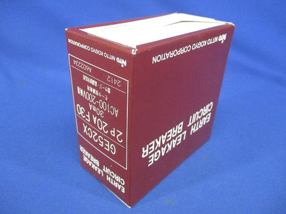 漏電ブレーカ 2P20AF30 30ｍA AC100-200V両用 GE52CX2P20AF30