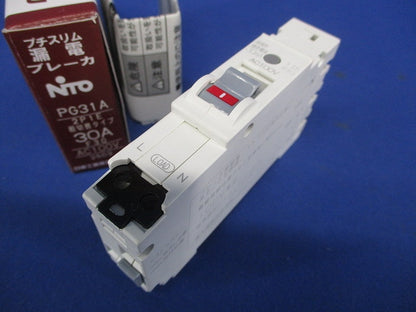 漏電ブレーカ 2P1E30A AC100V PG31A2P1E30A