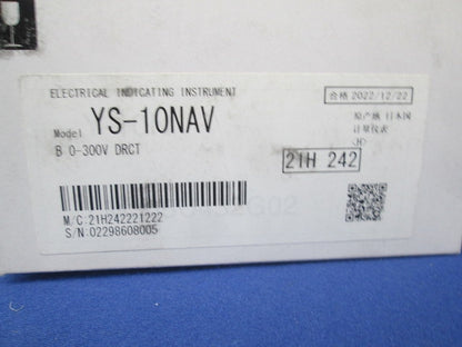 交流電圧計 角形計器 YS-10NAV
